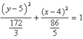 <strong>Identify the conic by writing the equation in standard form. </strong> A) ; ellipse B) ; hyperbola C) ; hyperbola D) ; ellipse E) ; hyperbola