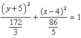 <strong>Identify the conic by writing the equation in standard form. </strong> A) ; ellipse B) ; hyperbola C) ; hyperbola D) ; ellipse E) ; hyperbola