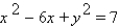 Graph the following equation.   A)    B)    C)   