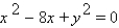 Graph the following equation.   A)    B)    C)   