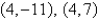 Find the standard form of the equation of the ellipse with the given characteristics. foci:   endpoints of the major axis:   A)    B)    C)    D)    E)   