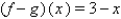 <strong>Let f (x) = 2x + 1, g(x) = 3x - 2. Find the function. </strong> A) B) C) D) E)none of the above