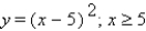 Determine whether the function is one-to-one.   A) Yes, it is one-to-one. B) No, it isn't one-to-one.