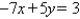 Find the y-intercept of the line determined by the equation.   A)    B)    C)    D)    E)   