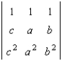 Find the determinant.   A)    B)    C)    D)    E)   