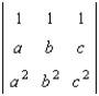 Find the determinant.   A)    B)    C)    D)    E)   
