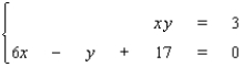 Use the method of substitution to solve the system.   A)    B)    C)    D)    E) no solution