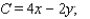 Sketch the region R determined by the given constraints, and label its vertices. Find the maximum value of C on R.         A) maximum of 12 at   B) maximum of 14 at   C) maximum of 16 at   D) maximum of 0 at   E) maximum of 18 at  
