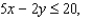 Sketch the region R determined by the given constraints, and label its vertices. Find the maximum value of C on R.         A) maximum of 12 at   B) maximum of 14 at   C) maximum of 16 at   D) maximum of 0 at   E) maximum of 18 at  