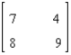 Find the inverse of the matrix if it exists.   A)    B)    C)    D)    E) Does not exist