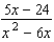 Find the partial fraction decomposition.   A)    B)    C)    D)    E)   