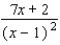 Find the partial fraction decomposition.   A)    B)    C)    D)    E)   