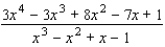 Find the partial fraction decomposition.   A)    B)    C)    D)    E)   
