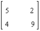Find the inverse of the matrix if it exists.   A)    B)    C)    D)    E) Does not exist