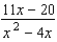 Find the partial fraction decomposition.   A)    B)    C)    D)    E)   