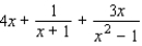 Find the partial fraction decomposition.   A)    B)    C)    D)    E)   