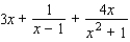 Find the partial fraction decomposition.   A)    B)    C)    D)    E)   