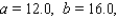 Approximate the area of a parallelogram that has sides of lengths a and b (in feet)  if one angle at a vertex has measure   .     A) 120.1 B) 119.2 C) 147.1 D) 120.8 E) 123.4
