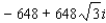 Find the four fourth roots of   . A)    B)    C)    D)    E)   