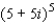 Use De Moivre's theorem to change the given complex number to the form   , where   and   are real numbers.   A)    B)    C)    D)    E)   