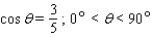 Find the exact values of   for the given values of   .   A)    B)    C)    D)    E)   
