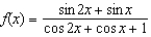 Use the graph of f to find the simplest expression g(x)  such that the equation   is an identity.   A)    B)    C)    D)    E)   