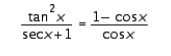 Verify the identity.   A) valid B) invalid