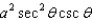 Make the trigonometric substitution   and a > 0. Use fundamental identities to simplify the resulting expression.   A)    B)    C)    D)    E)   