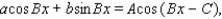 Use the formula     to determine the amplitude of f (x) .   A)    B)    C)    D)    E)   
