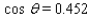 Approximate the acute angle   to the nearest   .   A)    B)    C)    D)    E)   