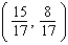 Let P ( t )  be the point on the unit circle U that corresponds to t. If P ( t )  has the coordinates   , find   ,   ,   ,   . A)      B)      C)      D)      E)     