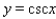 Find an equation using the secant function that has the same graph as   . A)    B)    C)    D)    E)   