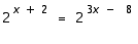 Solve the equation:   A)    B)    C)    D)    E)   