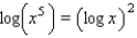 Solve the equation without using a calculator.   A) 1 and 10 B) 100,000 C) 10,000 D) 1 and 100,000 E) 2 and 10,000