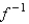 The graph of a one-to-one function f is shown. Use the reflection property to sketch the graph of     A)    B)    C)    D)   
