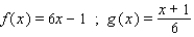 Use the theorem on inverse functions to determine whether f and g are inverse functions of each other.   A) f and g are not inverse functions of each other. B) f and g are inverse functions of each other.
