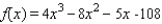 Use synthetic division to decide whether   is a zero of     ;   A) c is a zero of f ( x )  B) c is not a zero of f ( x ) 
