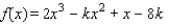 For the following function, find a number   such that the graph of   contains the point     A)    B)    C)    D)    E)   