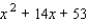 A polynomial f ( x )  with real coefficients and leading coefficient 1 has the given zero and degree. Express f ( x )  as a product of linear and quadratic polynomials with real coefficients that are irreducible over R.   A)    B)    C)    D)    E)   