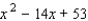 A polynomial f ( x )  with real coefficients and leading coefficient 1 has the given zero and degree. Express f ( x )  as a product of linear and quadratic polynomials with real coefficients that are irreducible over R.   A)    B)    C)    D)    E)   