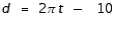 <strong>A 100-foot-long cable of diameter 2 inches is submerged in seawater. Because of corrosion, the surface area of the cable decreases at the rate of 1,000in<sup> 2 </sup> per year. Express the diameter d of the cable as a function of time t (in years). (Disregard corrosion at the ends of the cable.)</strong> A) inches B) inches C) inches D) inches E) inches