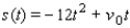 An object is projected vertically upward with an initial velocity of   ft/sec, and its distance   in feet above the ground after   seconds is given by the formula   . If the object hits the ground after   seconds, find its initial velocity   in ft/sec. A)    ft/sec B)    ft/sec C)    ft/sec D)    ft/sec E)    ft/sec