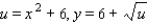 Find a composite function form for y if:   A)    B)    C)    D)    E)   