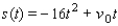 An object is projected vertically upward with an initial velocity of   ft/sec, and its distance   in feet above the ground after   seconds is given by the formula   . If the object hits the ground after   seconds, find its initial velocity   in ft/sec. A)    ft/sec B)    ft/sec C)    ft/sec D)    ft/sec E)    ft/sec