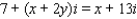 Find the values of x and y, where x and y are real numbers.   A)    B)    C)    D)    E)   