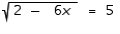 Solve the equation   A)    B)    C)    D)    E)   
