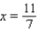Solve the equation by using the special quadratic equation.   A)    B)    C)    D)    E)   
