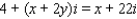 Find the values of x and y, where x and y are real numbers.   A)    B)    C)    D)    E)   