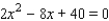 Find the solutions of the equation   A)    B)    C)    D)    E)   