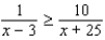 Solve the inequality.   A)    B)    C)    D)    E)   
